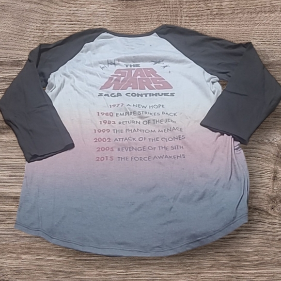 WOMEN'S STAR WARS 3/4 SLEEVE SHIRT - Picture 4 of 4